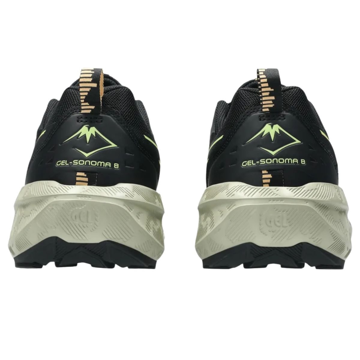 Tênis Running Masculino Asics Gel-Sonoma 8 Preto E Verde3 Preto
