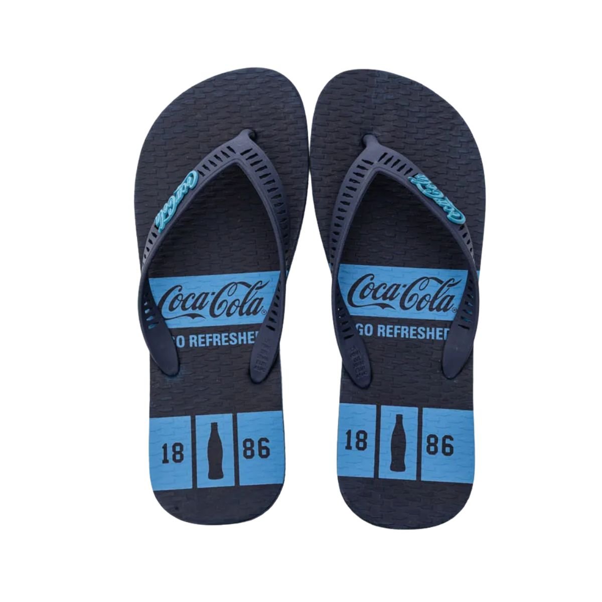 Chinelo Masculino Dedo Coca Cola Capron Azul Azul 2