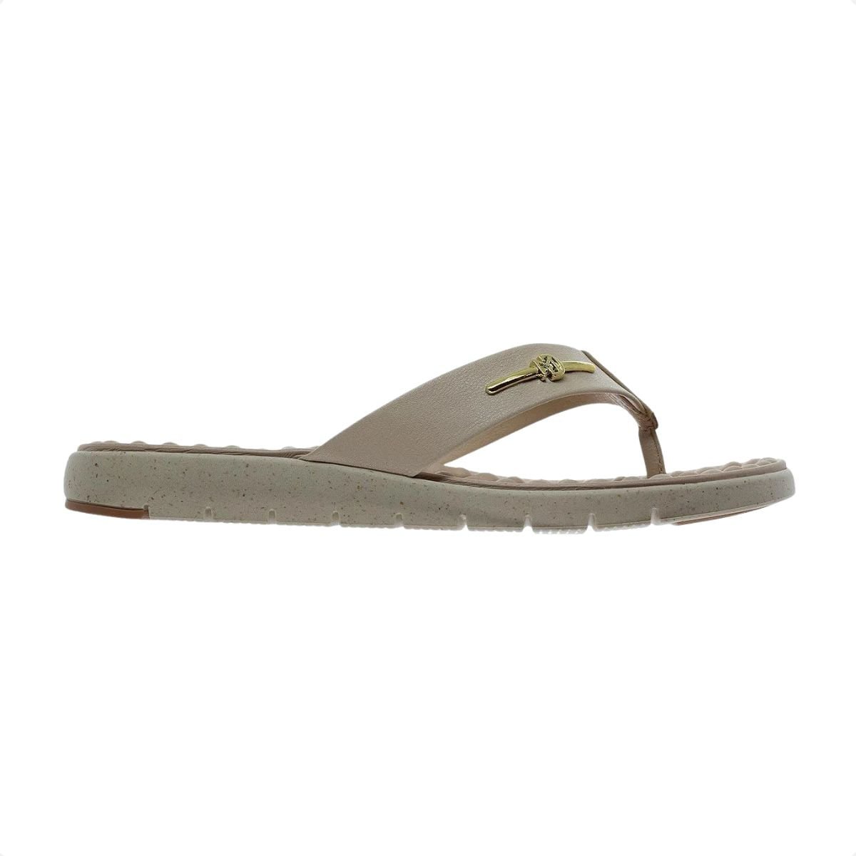 Tamanco Feminino Rasteiro Ultraconforto Modare Creme