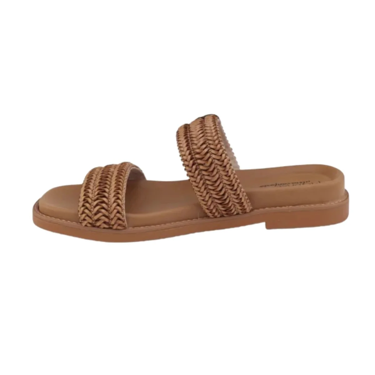 Tamanco Feminino Salto Baixo Modare Marrom Bege 5