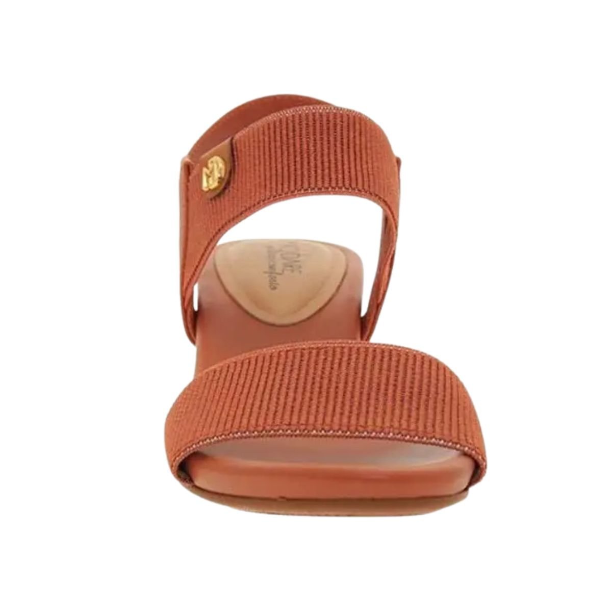 Sandália Feminina Salto Médio Grosso Modare Coral Terracota 3