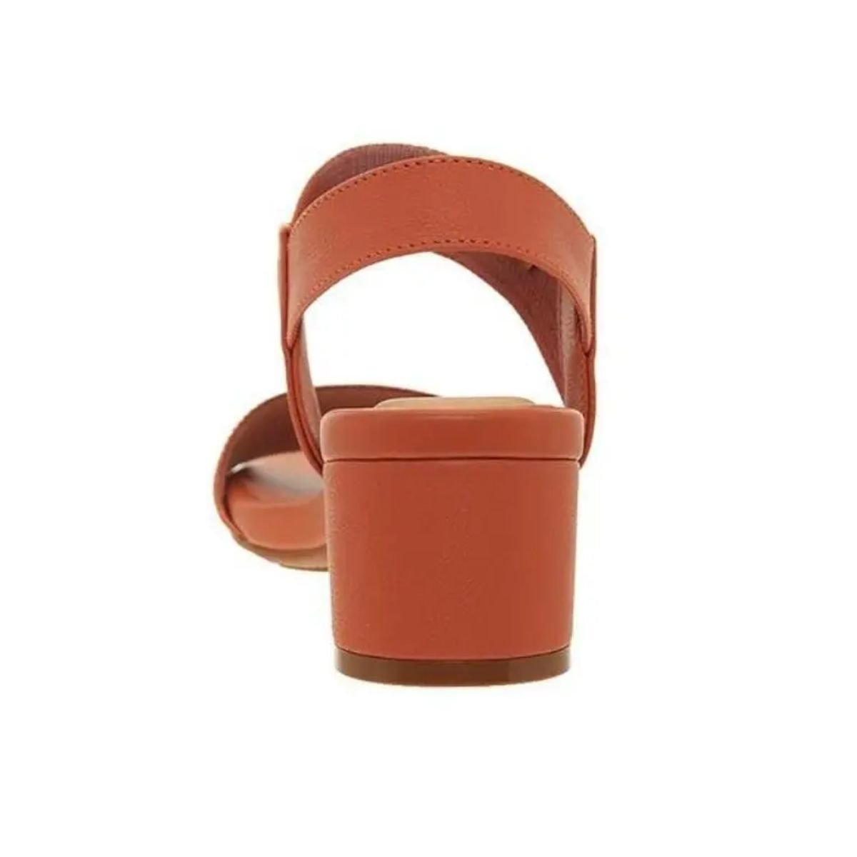 Sandália Feminina Salto Médio Grosso Modare Coral Terracota 7