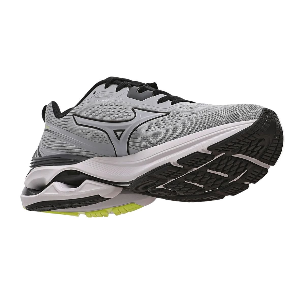 Tênis De Corrida Mizuno Wave Dynasty 7 Masculino Cinza Cinza 4