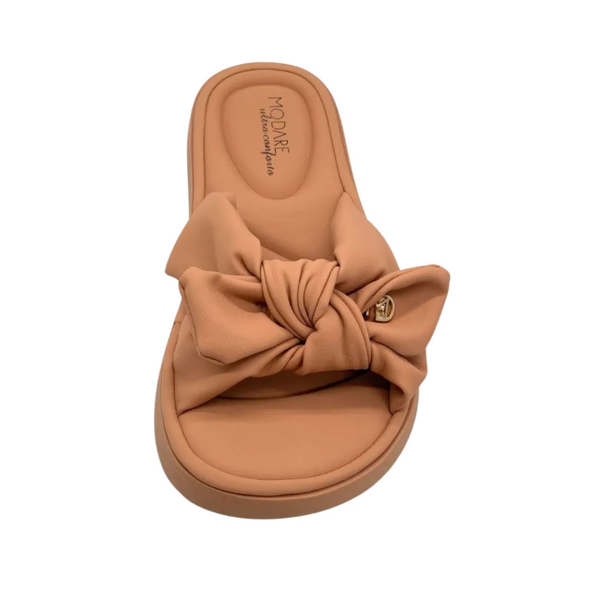 Tamanco Feminino Anabela Slide Modare Nude Marrom 6