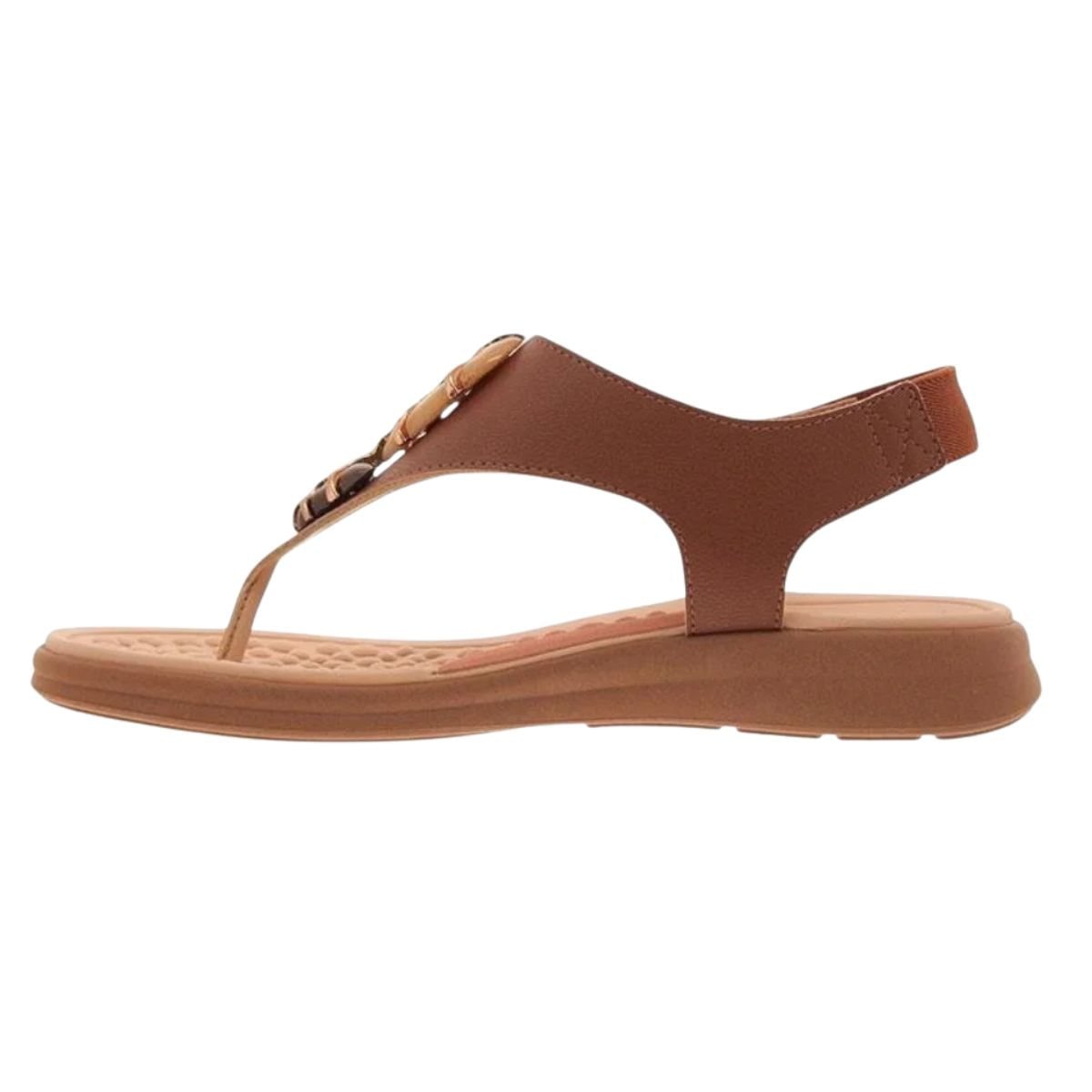 Sandália Feminina Anabela Modare Marrom Avelã 3