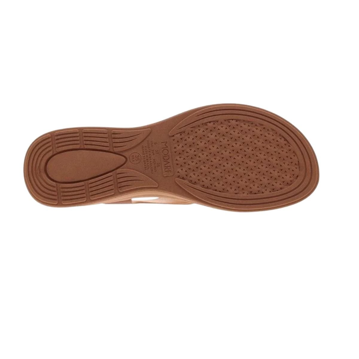 Sandália Feminina Anabela Modare Marrom Avelã 4