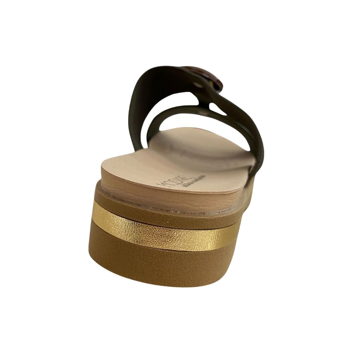 Tamanco Feminino Anabela Modare Ultraconforto Verde Verde/Marrom 7