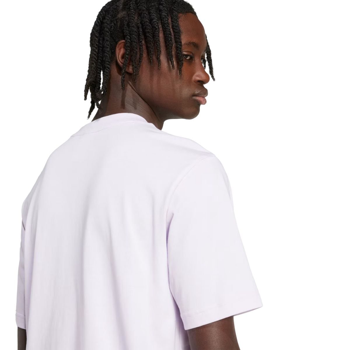 Camiseta Masculina Essentials Big Logo Adidas Branca Branco/Preto 4