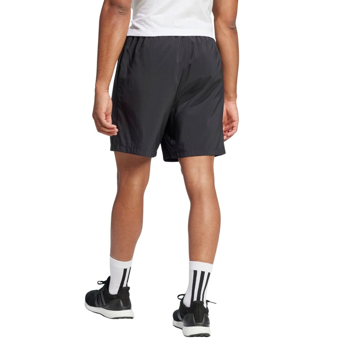 Short Masculino Futebol Adidas Essentials Linear Preto Preto 4