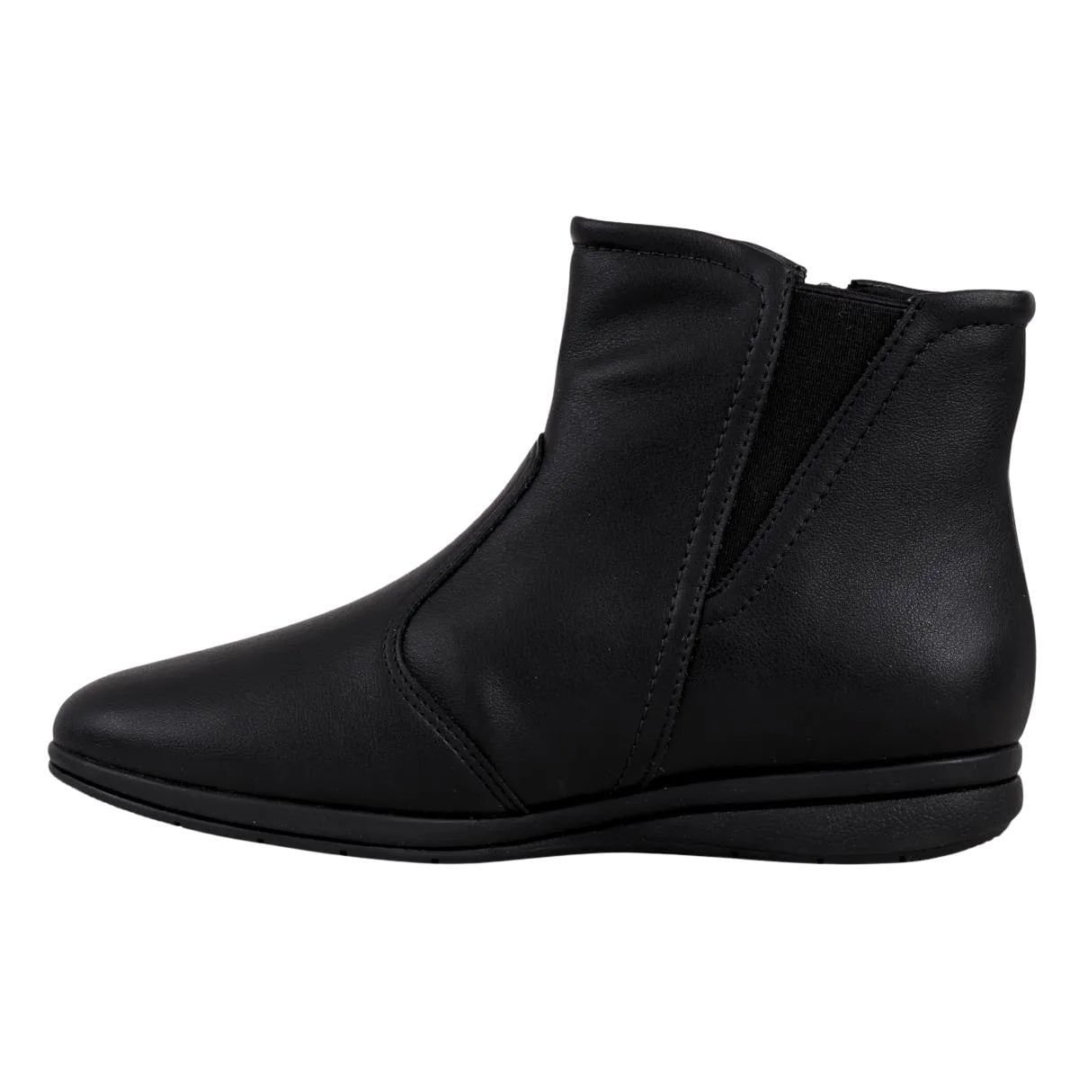 Bota Feminina Cano Baixo Piccadilly Preta Preto 6