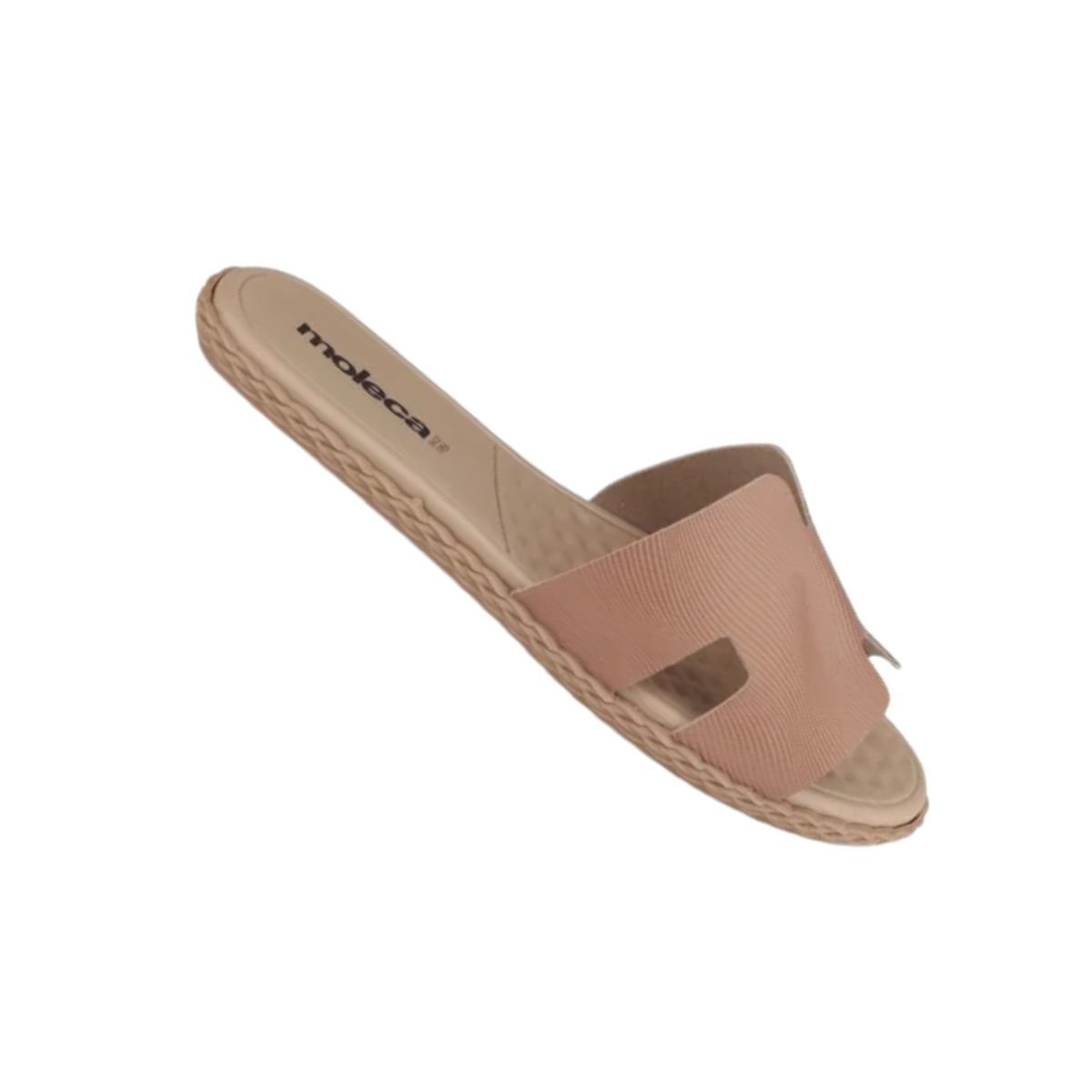 Tamanco Feminino Slide Rasteiro Moleca Nude Nude 6