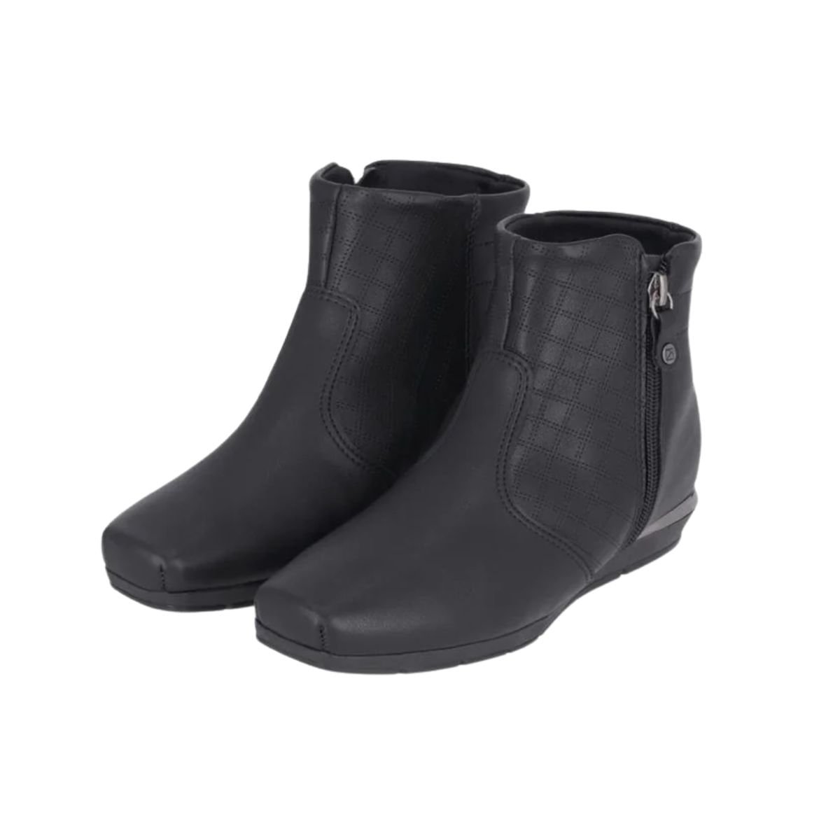 Bota Feminina Cano Baixo Piccadilly Preta Preto 3