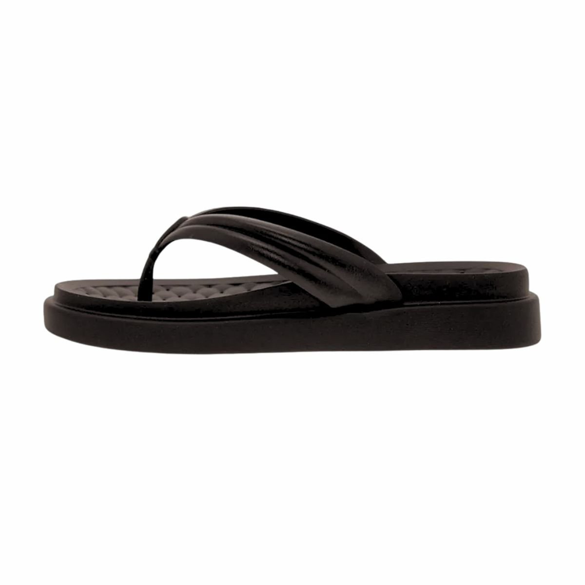 Chinelo Feminino Dedo Nuvem Moleca Preto Preto 7