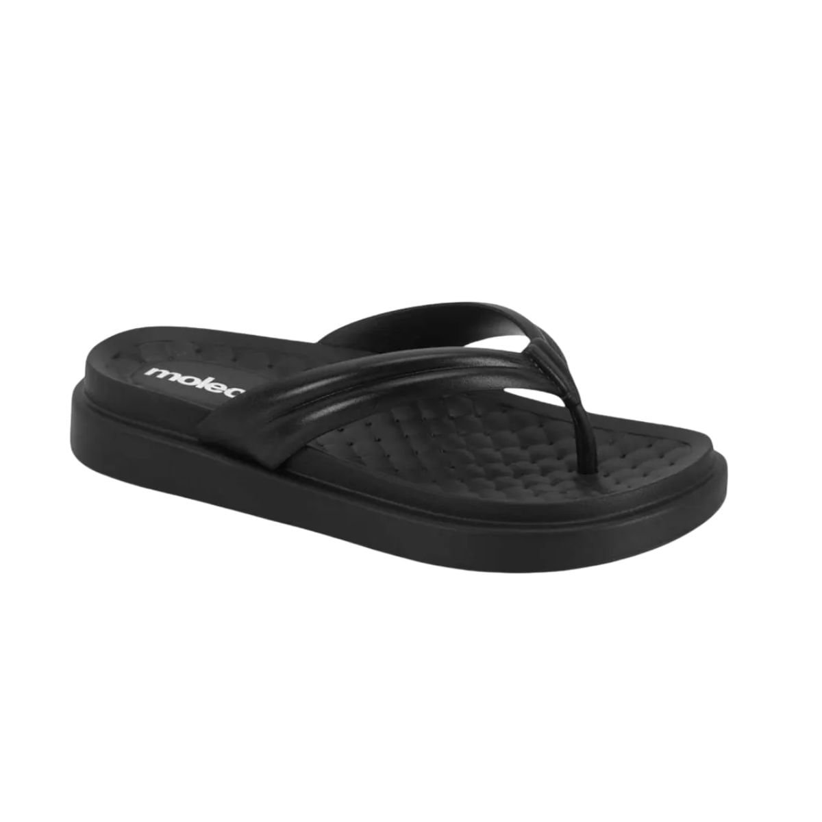 Chinelo Feminino Dedo Nuvem Moleca Preto Preto 2
