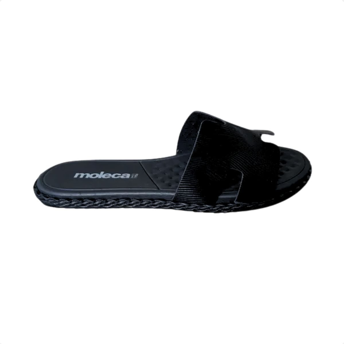 Tamanco Feminino Slide Rasteiro Moleca Preto