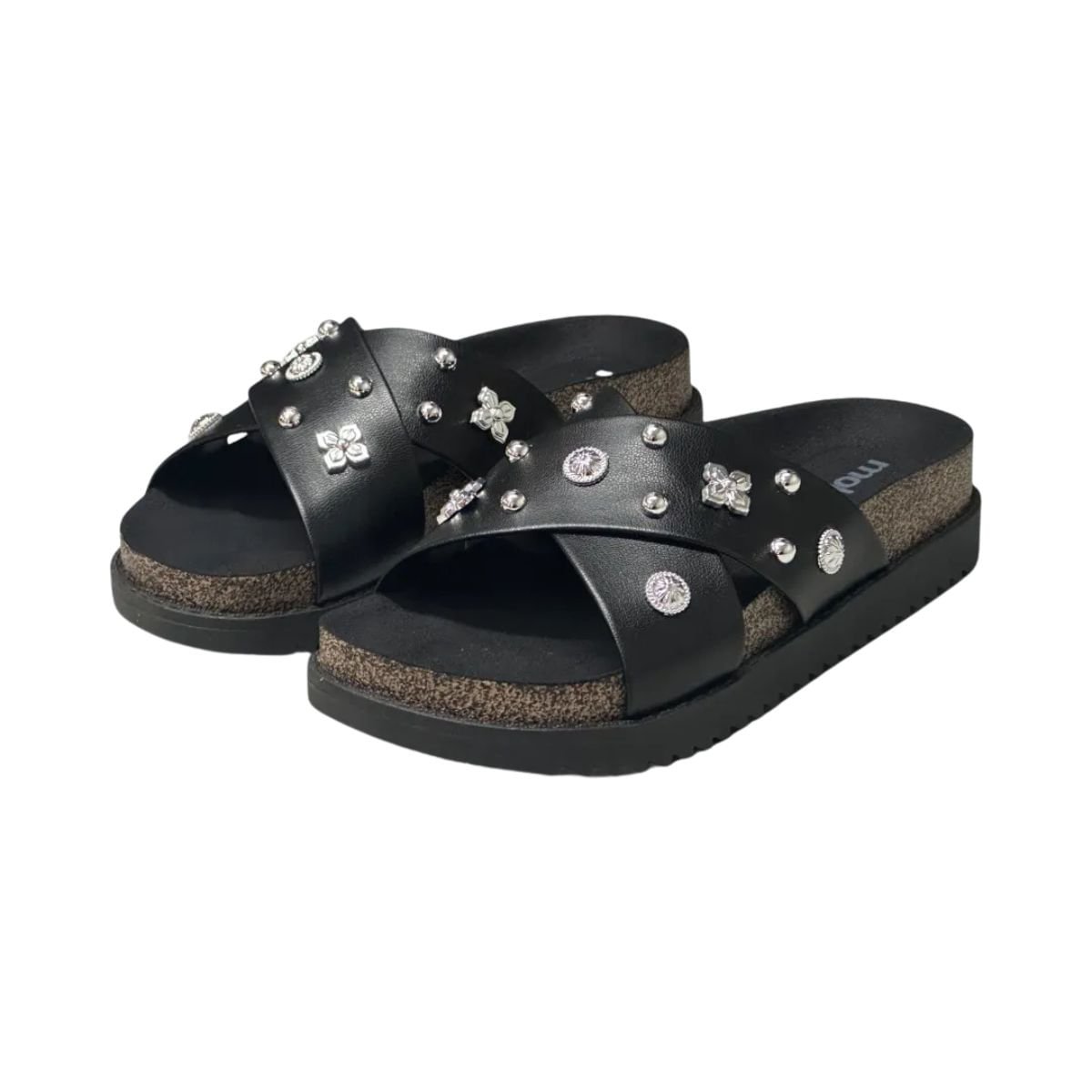 Tamanco Feminino Papete Moleca Preto Preto 4