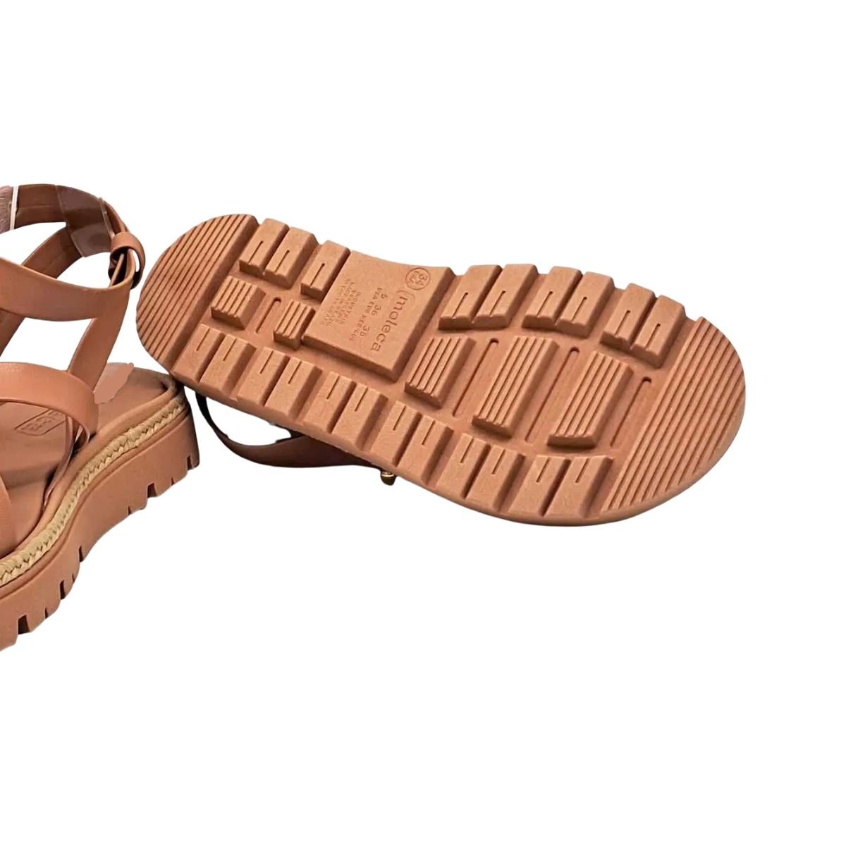 Sandália Feminina Papete Moleca Nude Nude 3