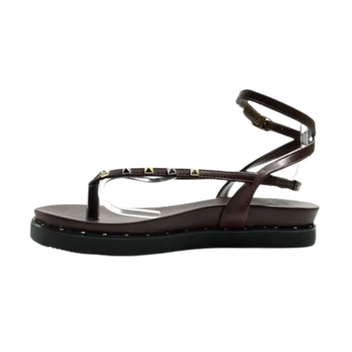 Sandália Feminina Papete Via Marte Marrom Marrom 5