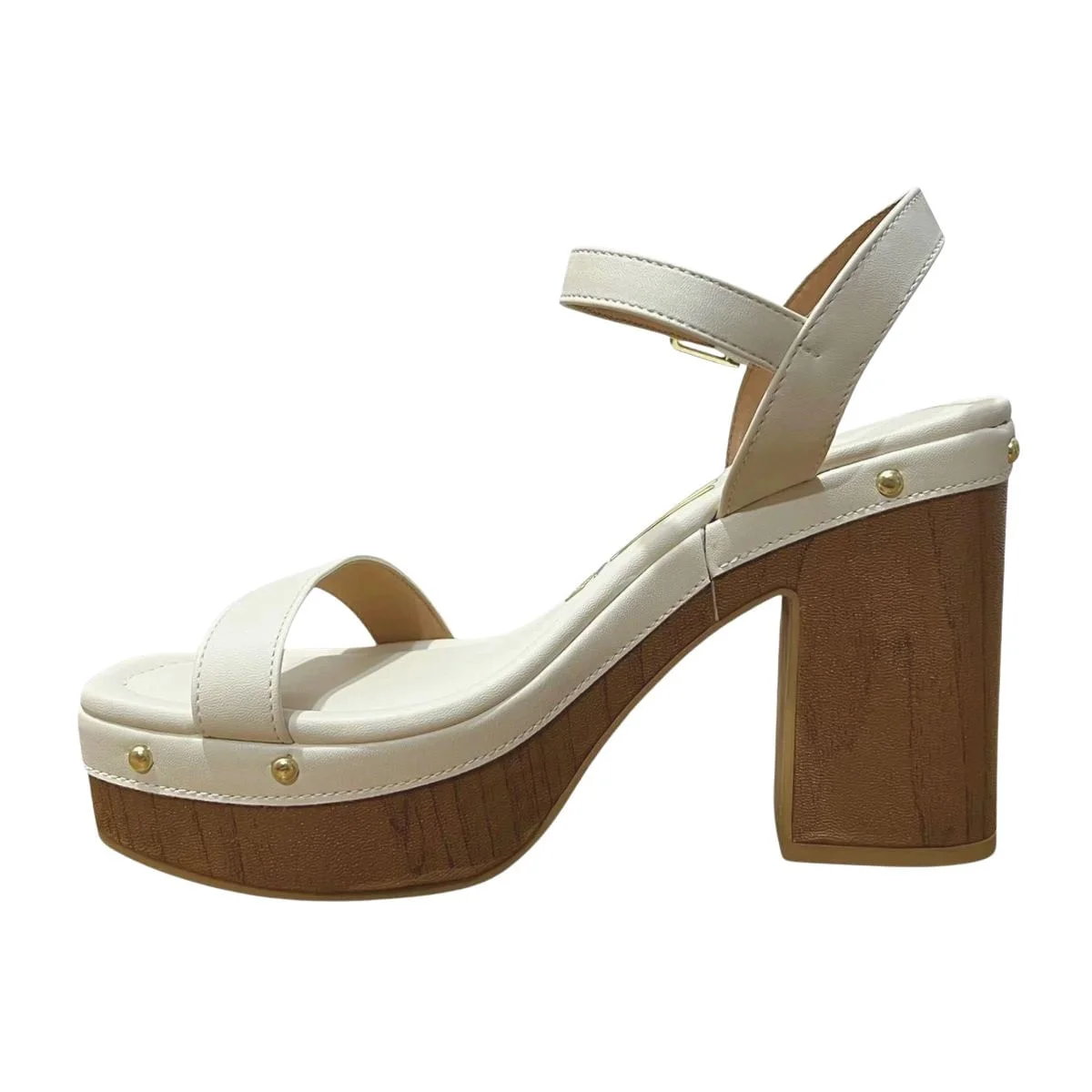 Sandália Feminina Salto Alto Vizzano Branca Branco 6