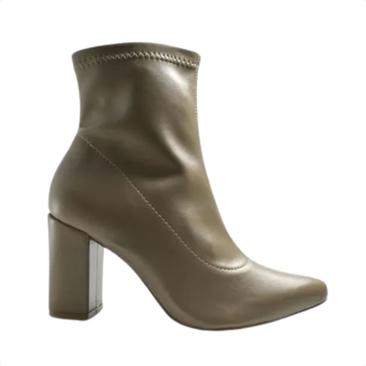 Bota Feminina Cano Baixo Via Marte Bege