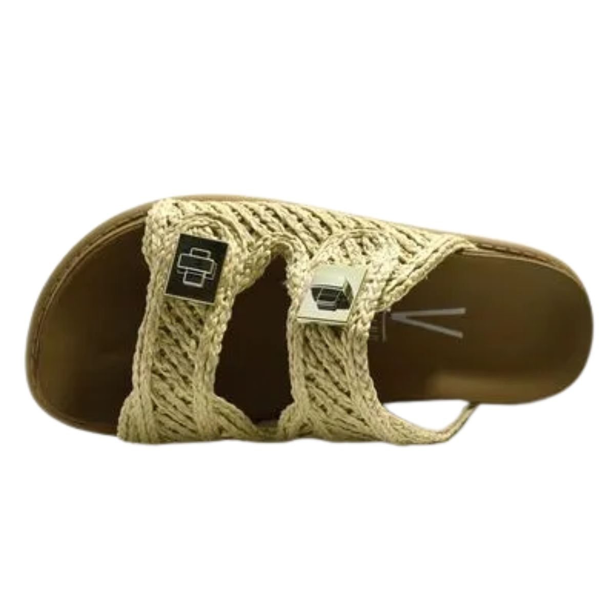 Tamanco Feminino Papete Vizzano Bege Bege 3