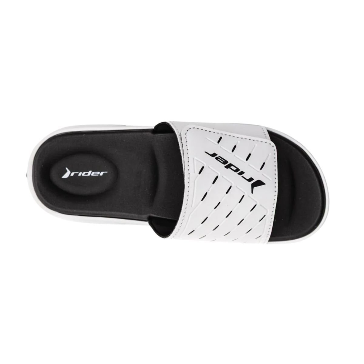 Chinelo Masculino Slide Rider Soft Plus Branco Branco 6