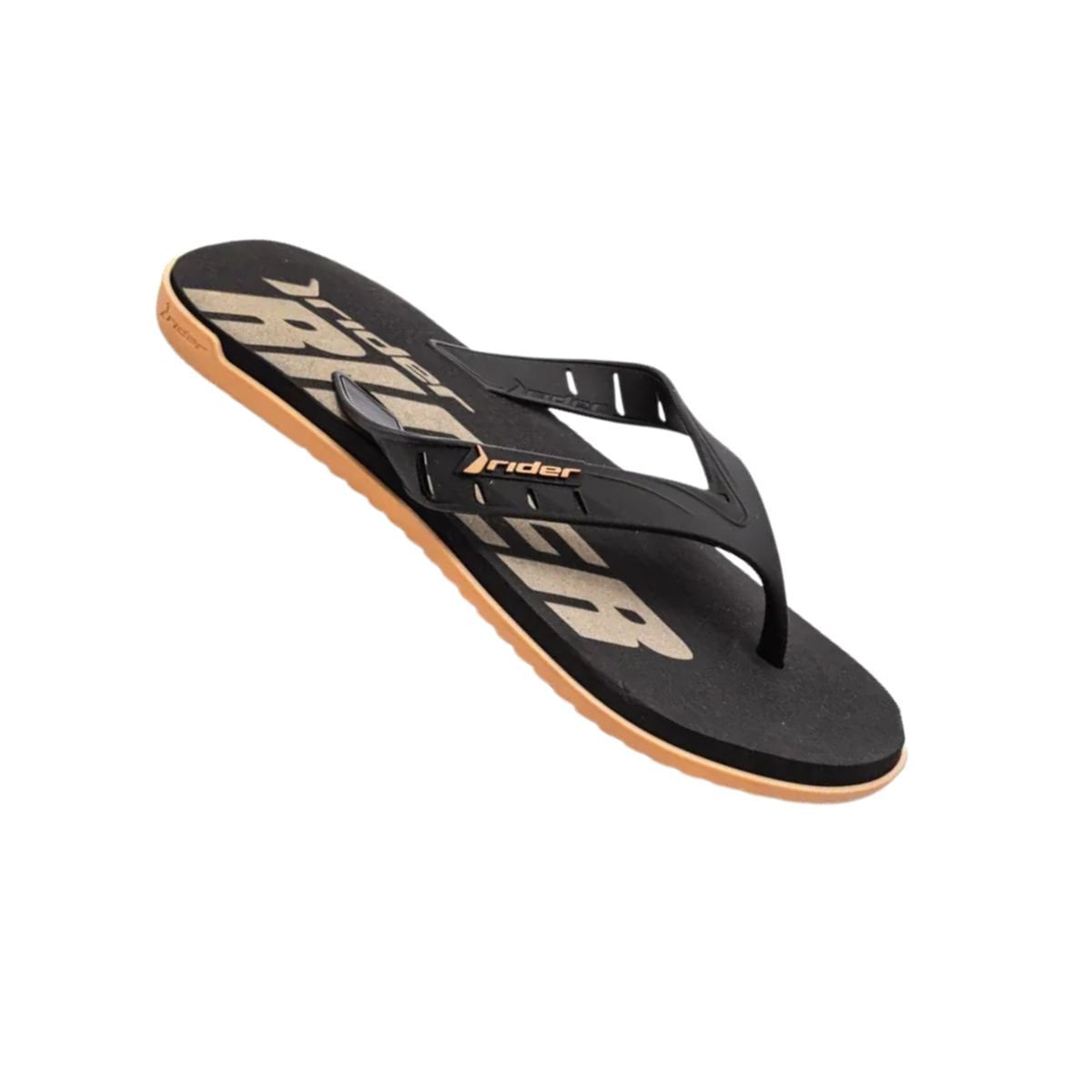 Chinelo Masculino Rider Rw Ii Preto Bege/Preto 6