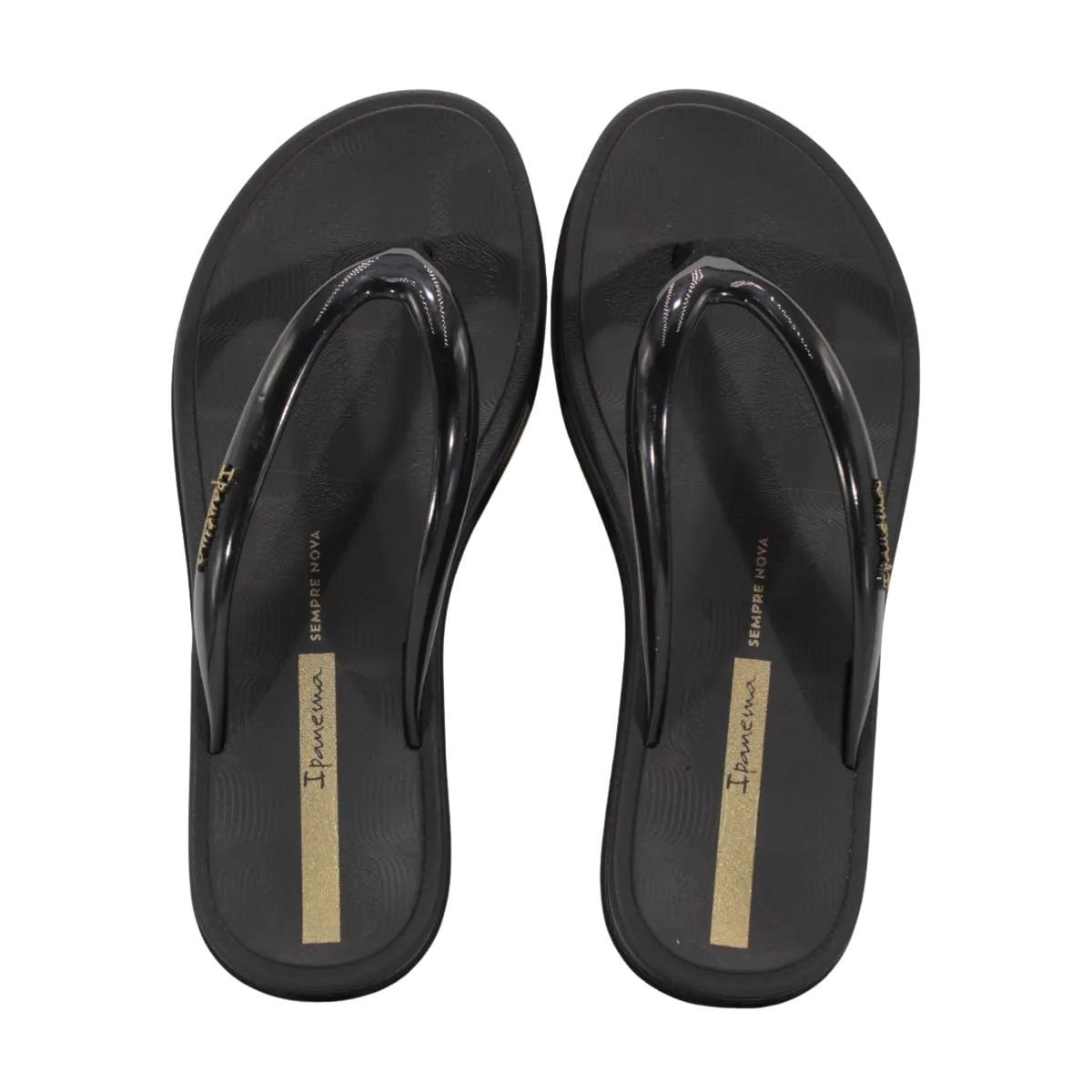 Chinelo Feminino Dedo Ipanema Glow Up Preto Preto 3