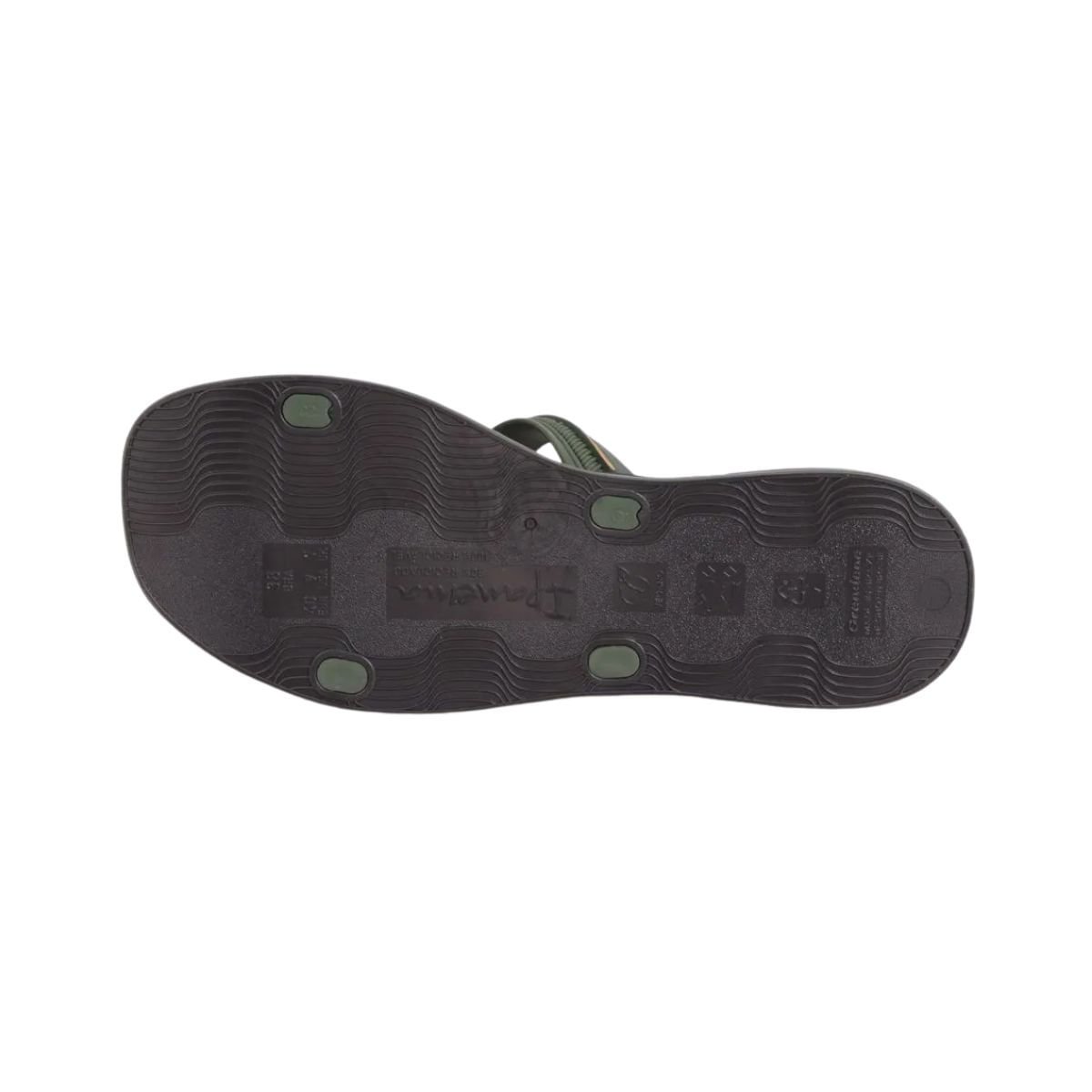 Chinelo Feminino Ipanema Glow Slide Preto E Verde Preto/Verde 5