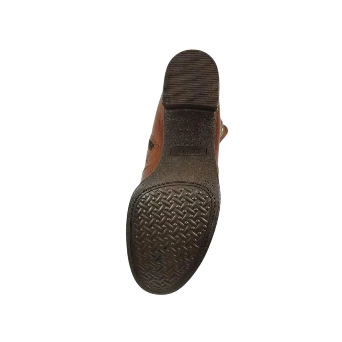 Bota Feminina Cano Baixo Pegada Marrom Terracota 5