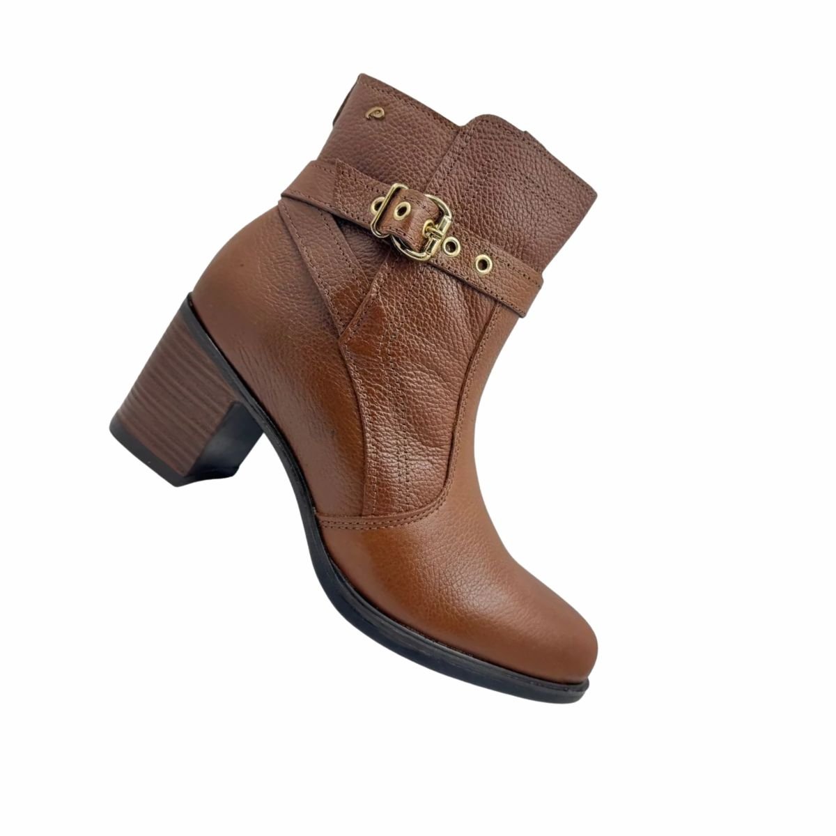 Bota Feminina Cano Baixo Pegada Marrom Terracota 7
