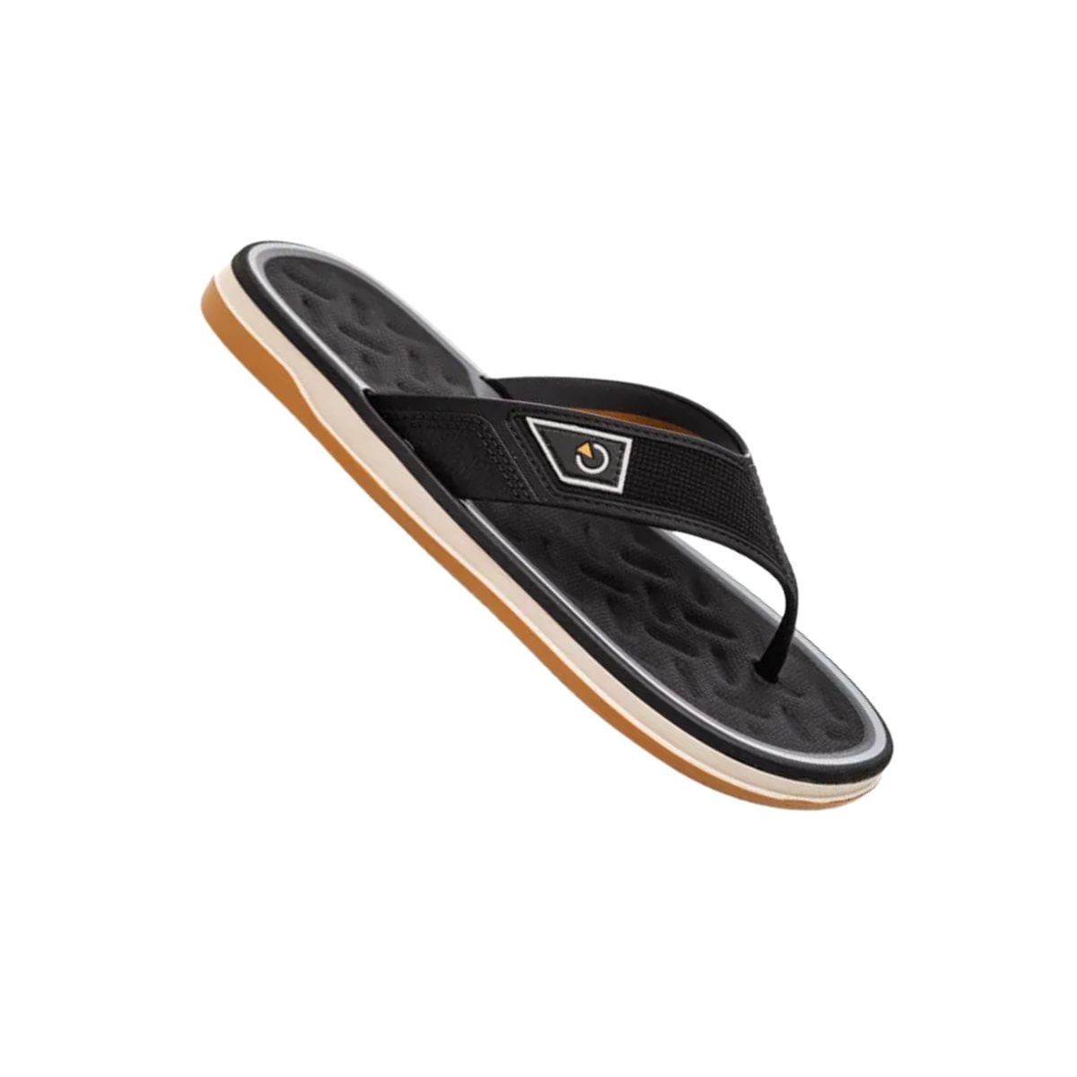 Chinelo Masculino Dedo Cartago Malaga Sport Preto Preto 6