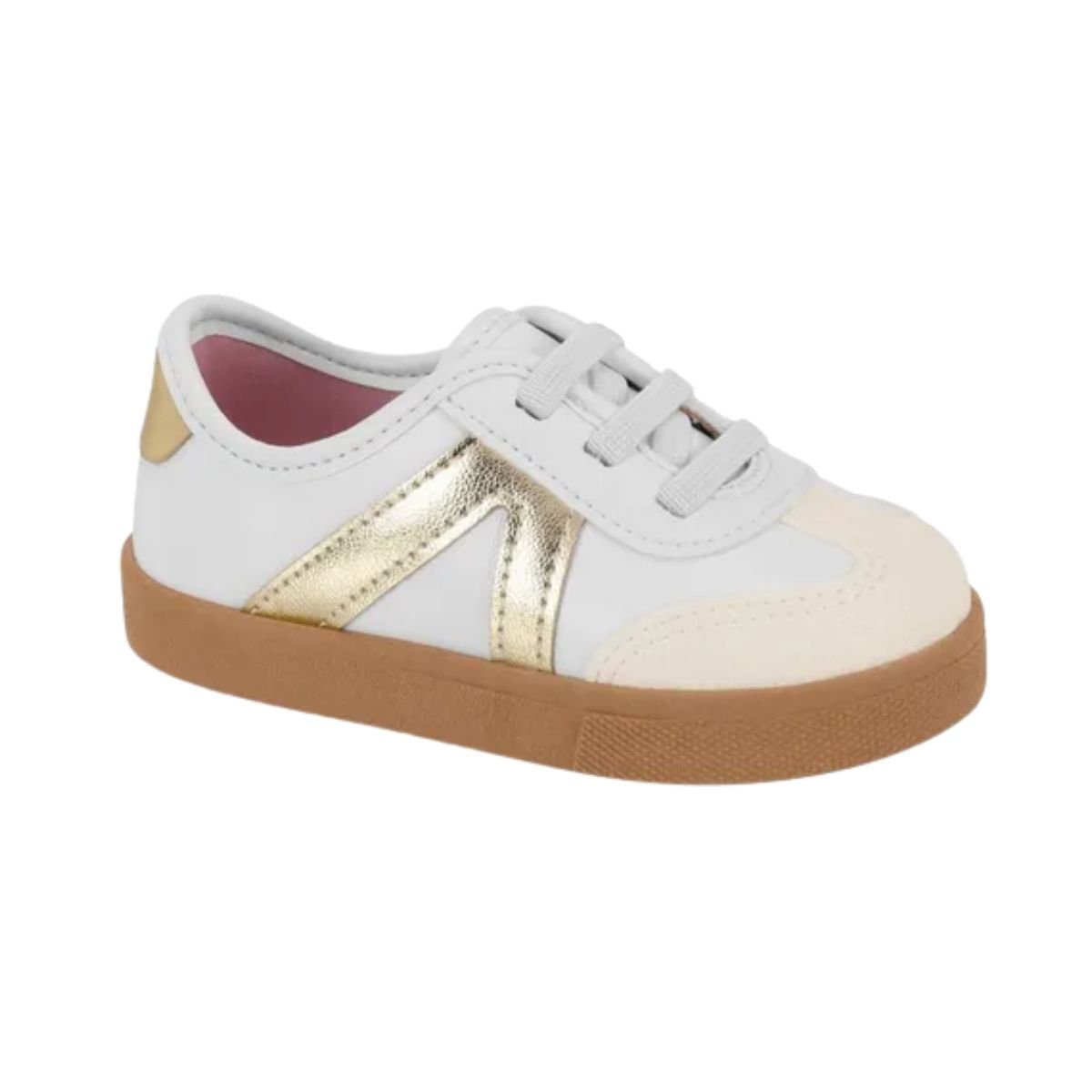 Tênis Casual Infantil Molekinha Branco Branco 2