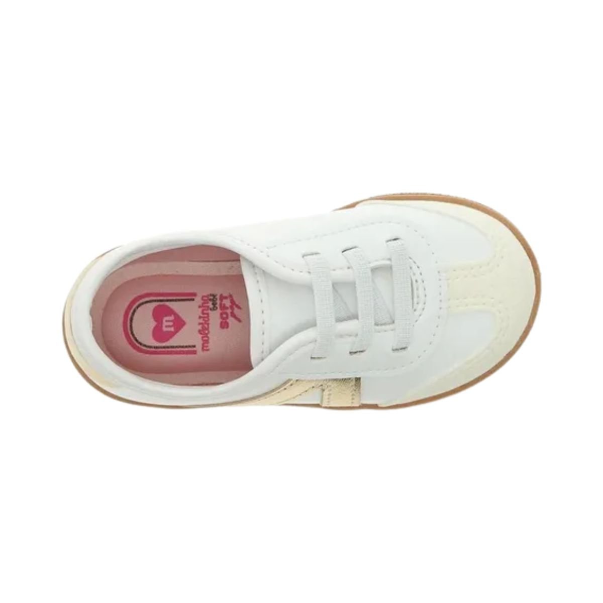 Tênis Casual Infantil Molekinha Branco Branco 3