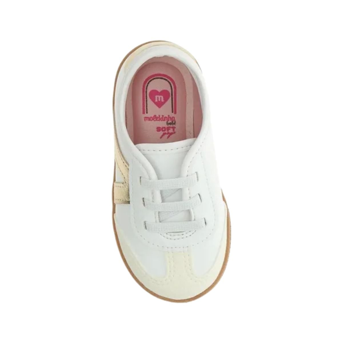 Tênis Casual Infantil Molekinha Branco Branco 6