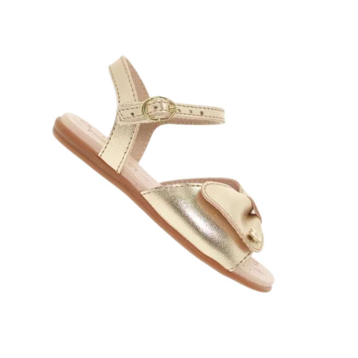 Sandália Infantil Rasteira Molekinha Dourada Dourado 7