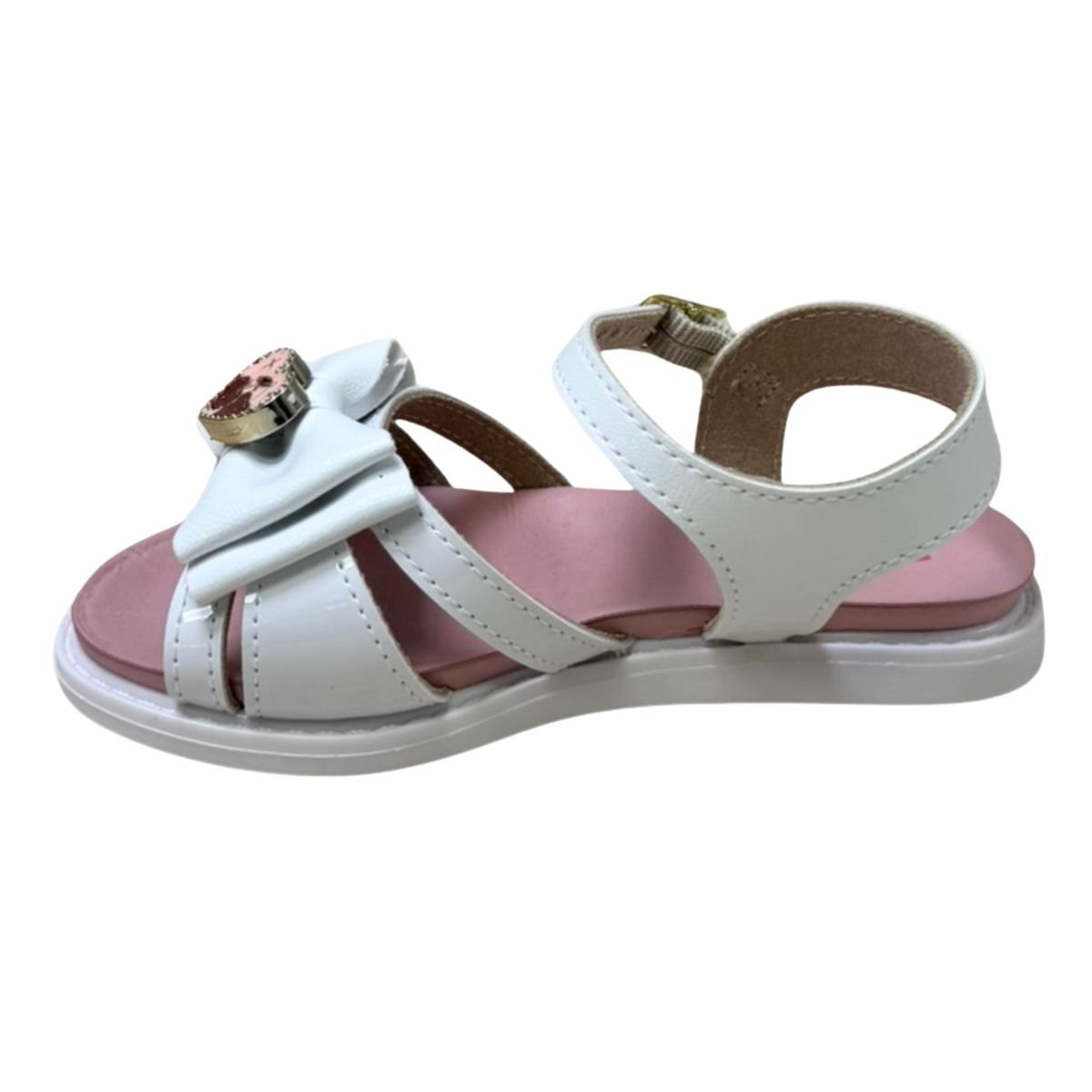 Sandália Infantil Rasteira Molekinha Branca Branco 6