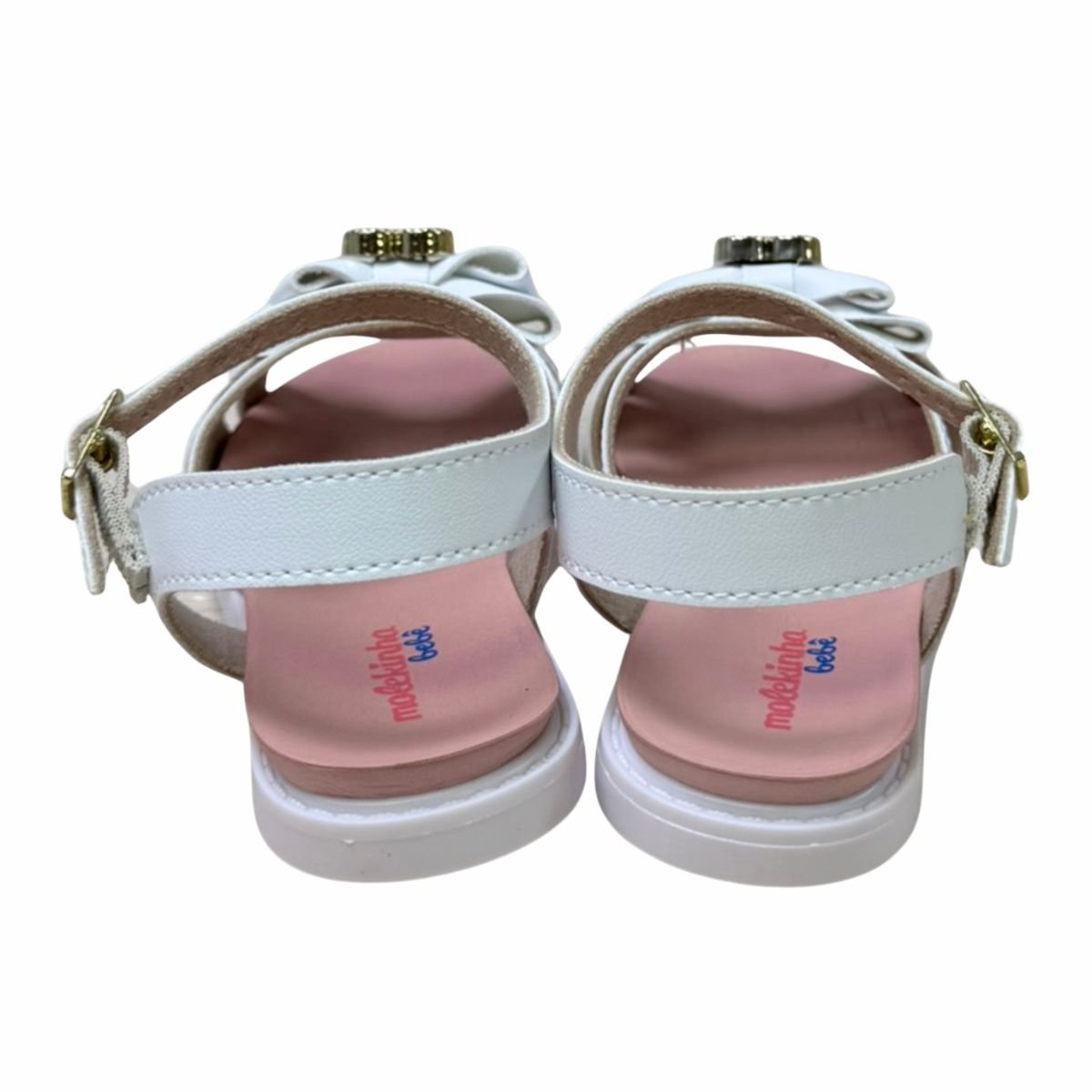 Sandália Infantil Rasteira Molekinha Branca Branco 7