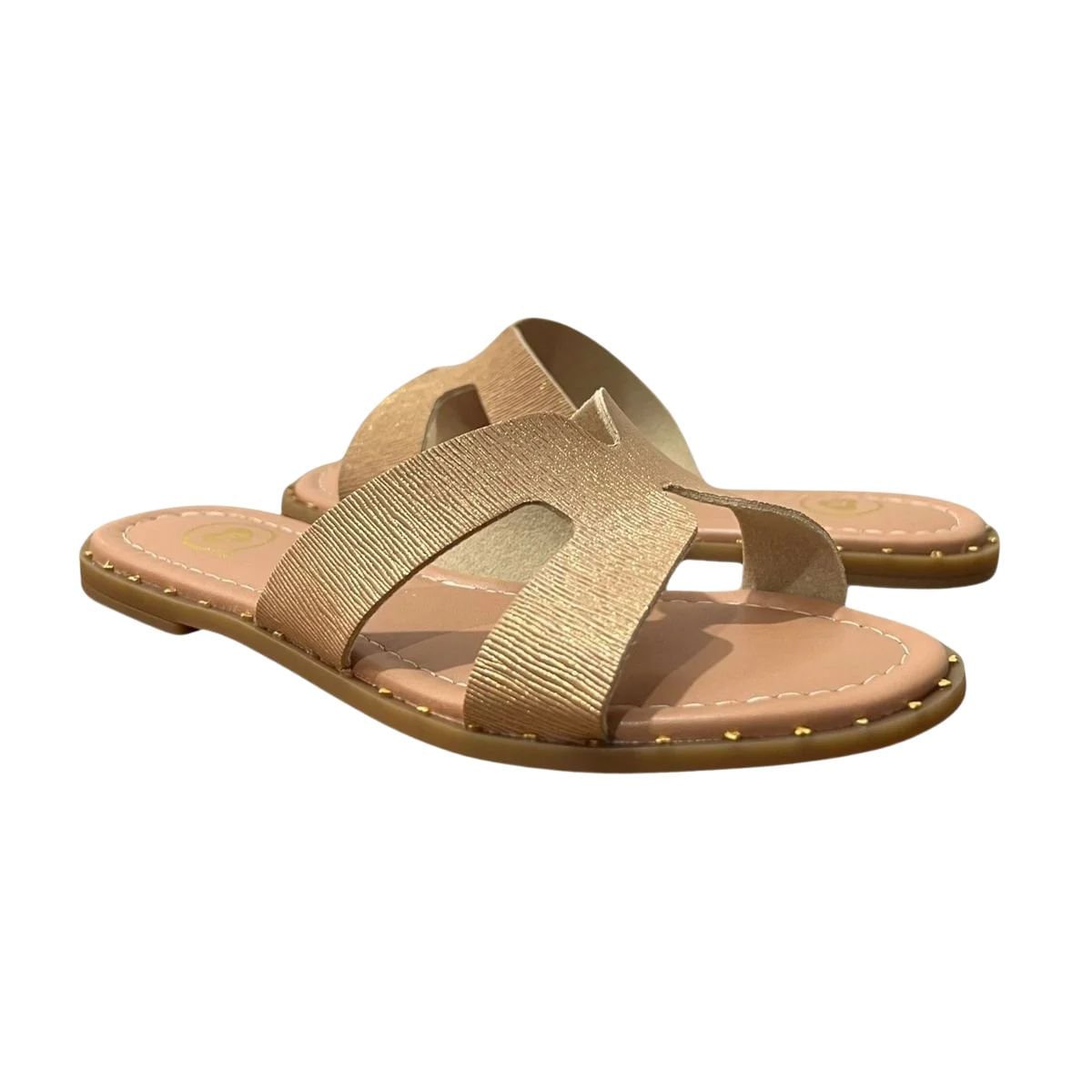 Tamanco Infantil Rasteiro Molekinha Nude Bege 3