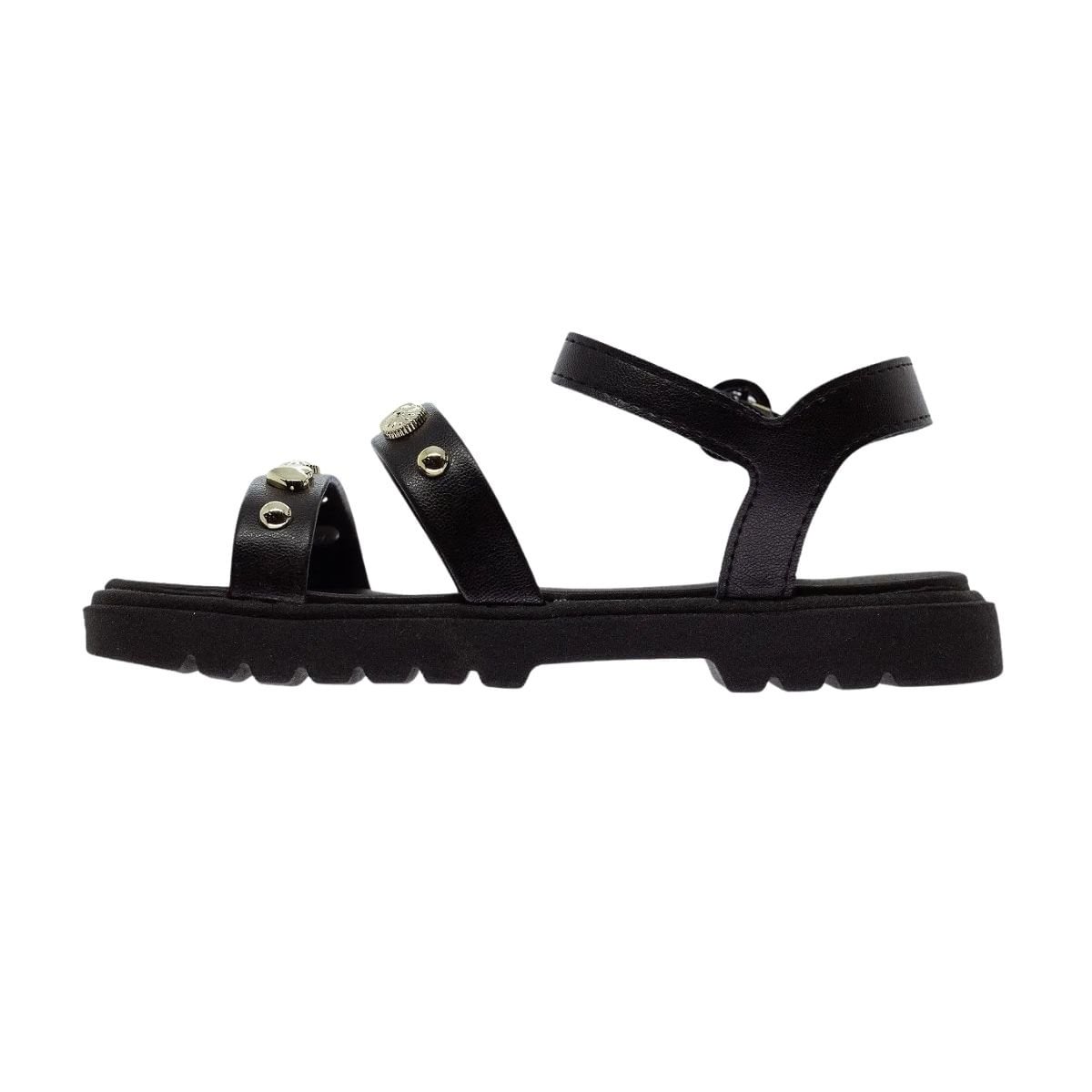 Sandália Infantil Papete Molekinha Preta Preto 4