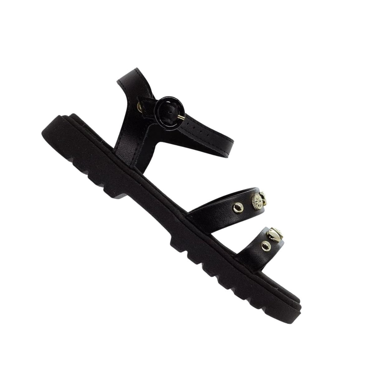 Sandália Infantil Papete Molekinha Preta Preto 6