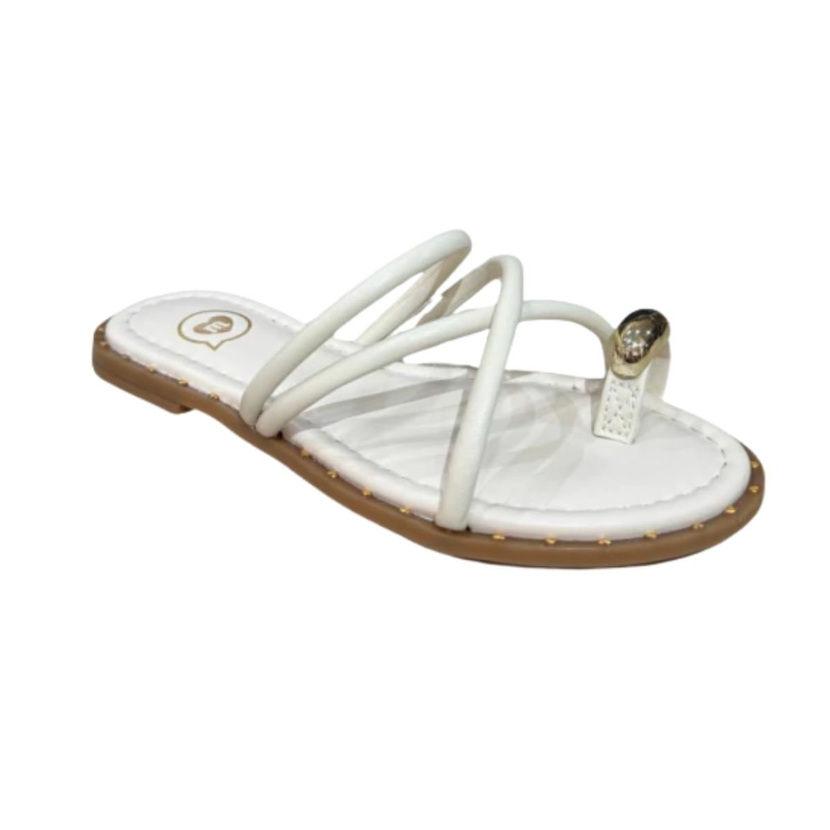 Tamanco Infantil Rasteiro Molekinha Off White Branco 2