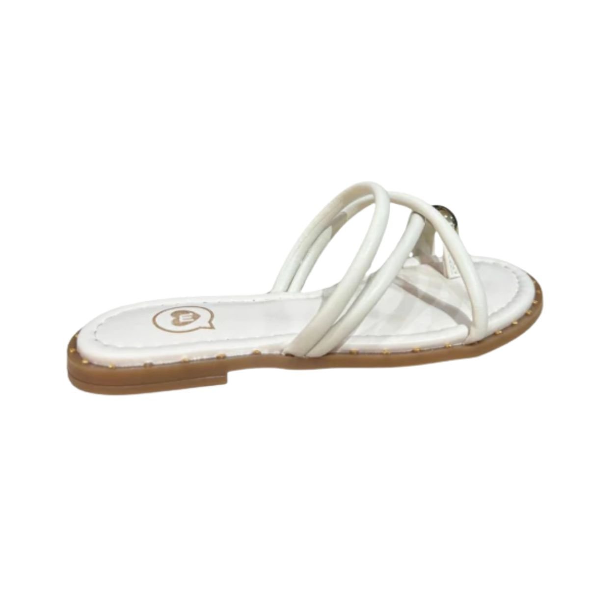 Tamanco Infantil Rasteiro Molekinha Off White Branco 5