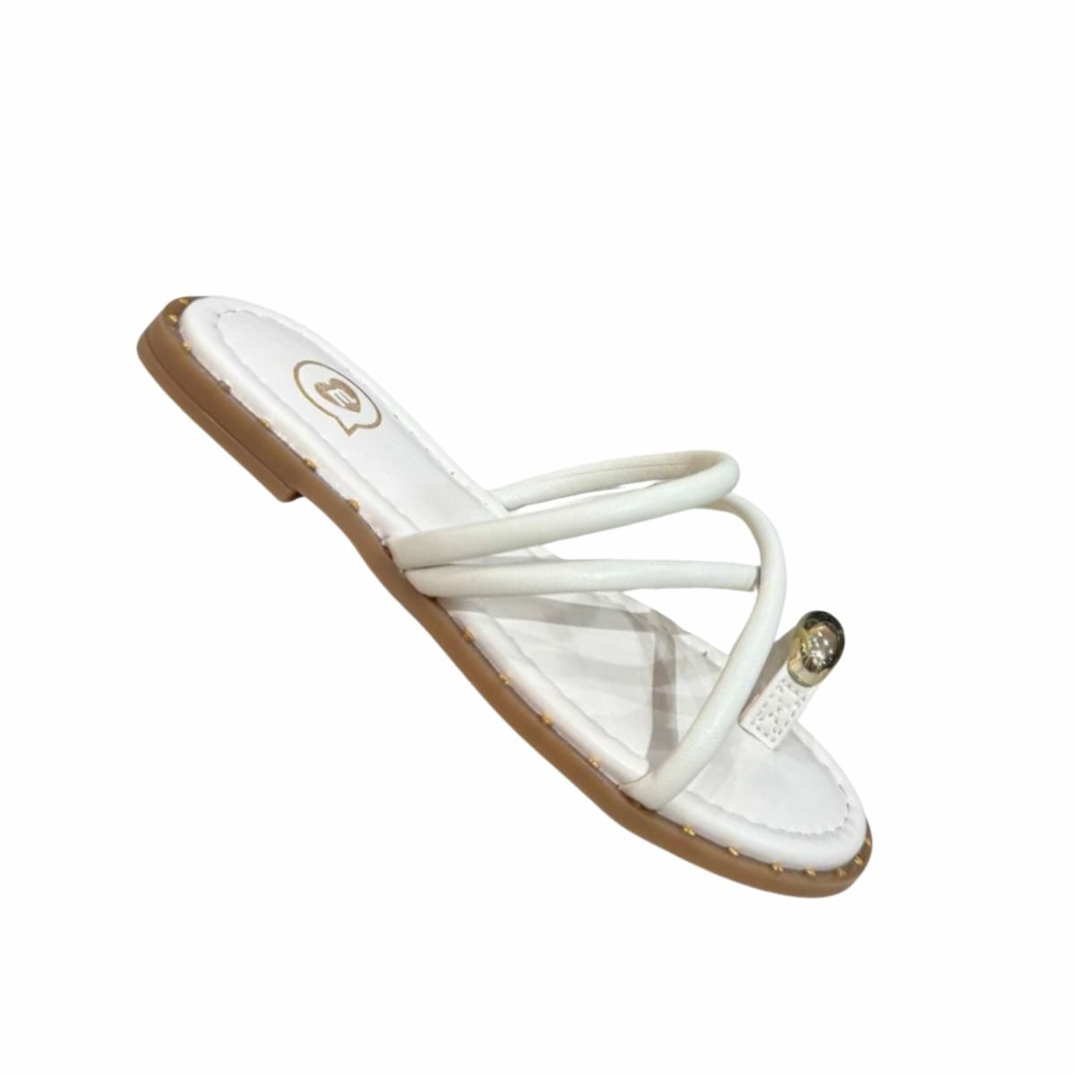 Tamanco Infantil Rasteiro Molekinha Off White Branco 7