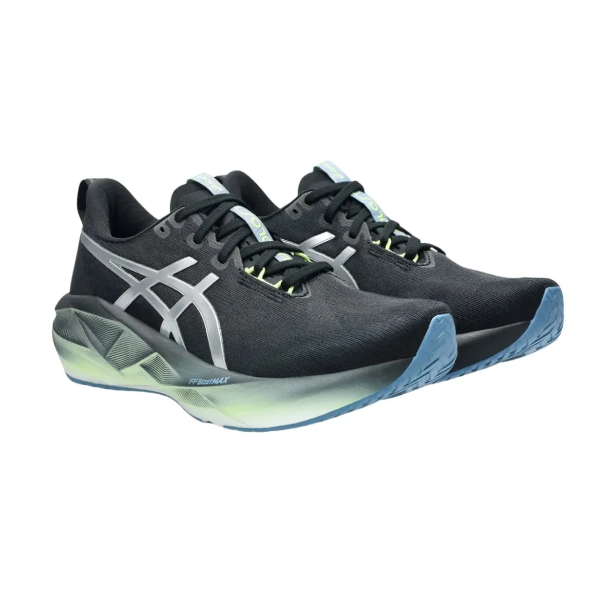 Tênis Running Masculino Asics Novablast 5 Luxe Preto E Verde Preto 2