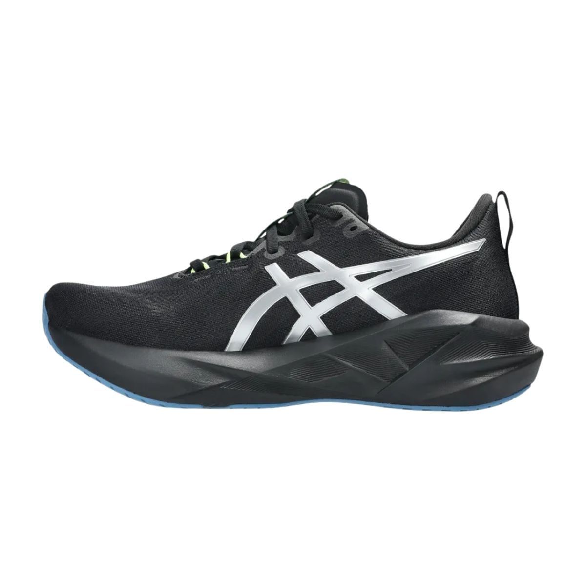 Tênis Running Masculino Asics Novablast 5 Luxe Preto E Verde Preto 4