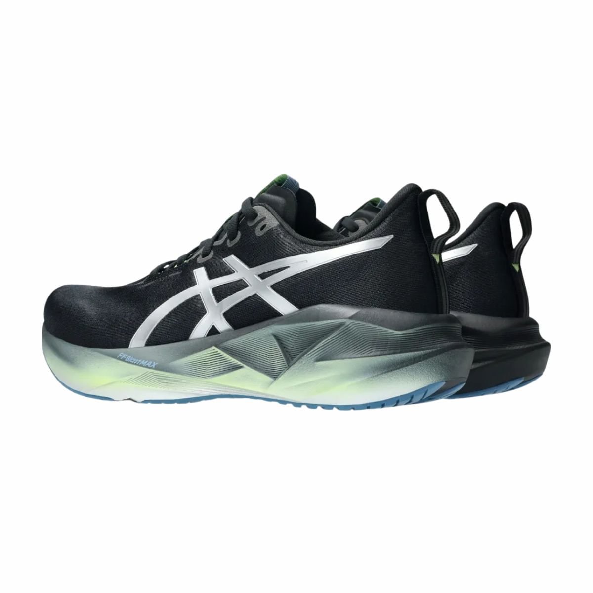 Tênis Running Masculino Asics Novablast 5 Luxe Preto E Verde Preto 6