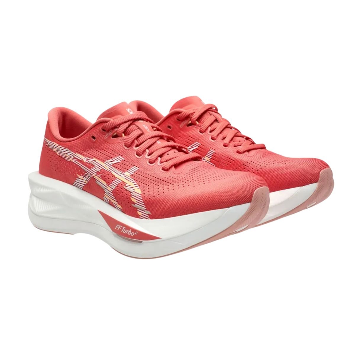 Tênis Running Feminino Asics Sonicblast Laranja Rosa 2