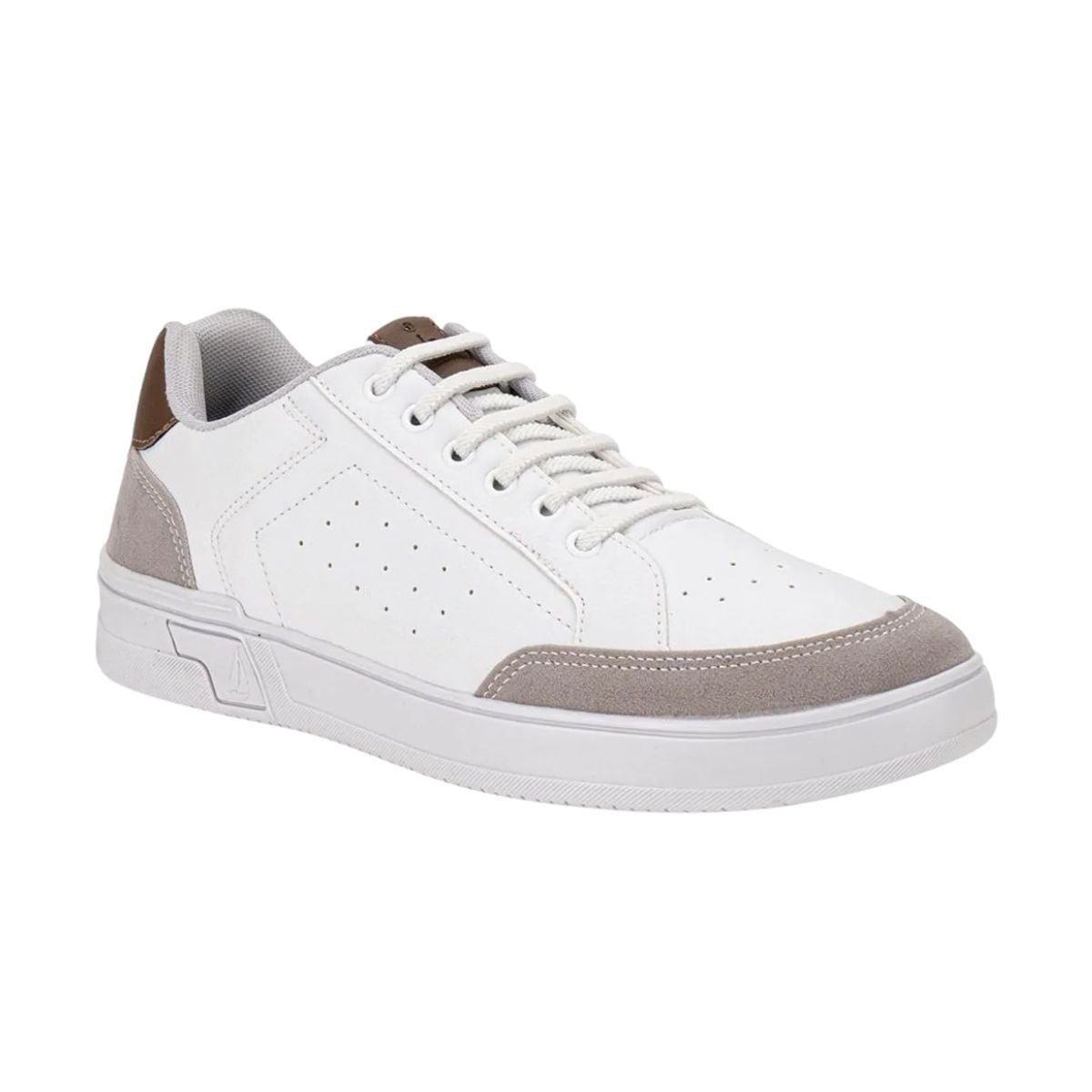 Sapatênis Masculino Confort Way Branco Off White 2