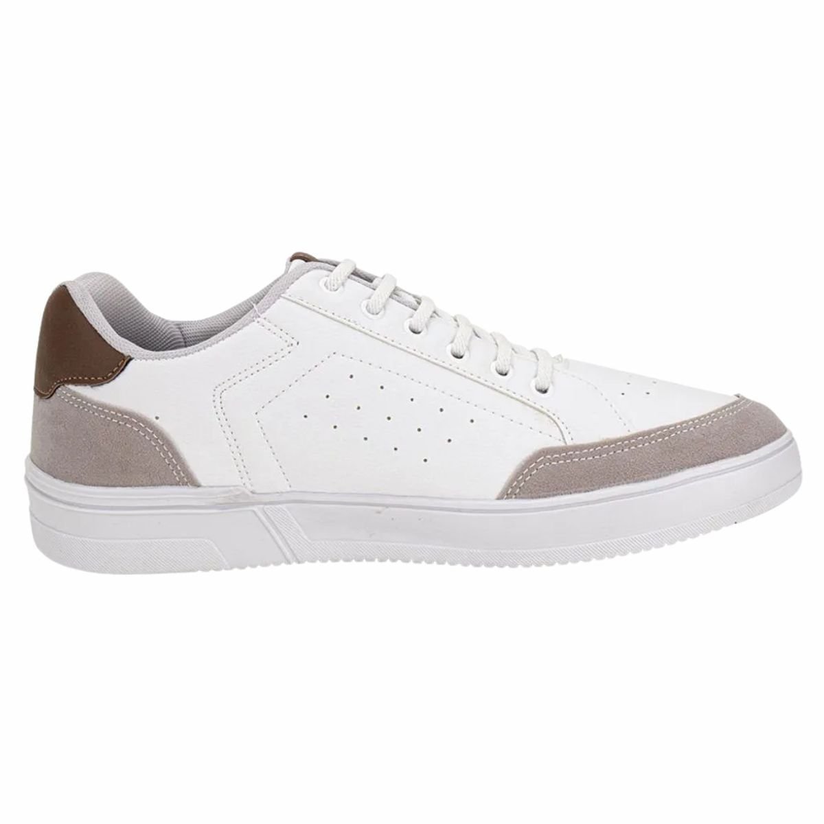 Sapatênis Masculino Confort Way Branco Off White 6